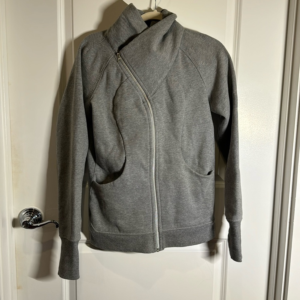 Lululemon Scuba Calm & Cozy Sweatshirt Jacket Size 8